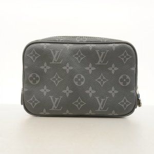 Louis Vuitton Eclipse Black Leather clutch